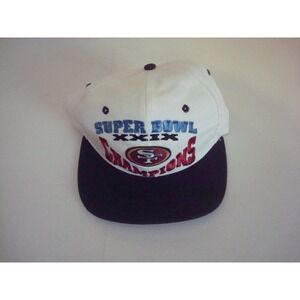 49ERS AJD SUPER BOWL CHAMPIONS SNAPBACK 90S NEW HAT CAP DEADSTOCK VINTAGE T8